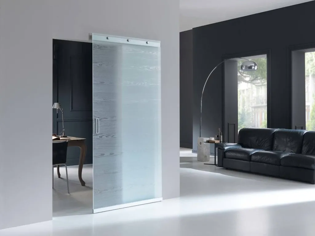 Стеклянные двери в интерьере