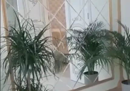 Стеклянное панно в ресторан